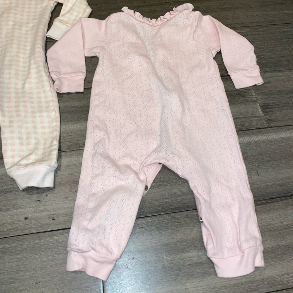 Baby girl onesies size 12 months pink and white - Picture 12 of 12